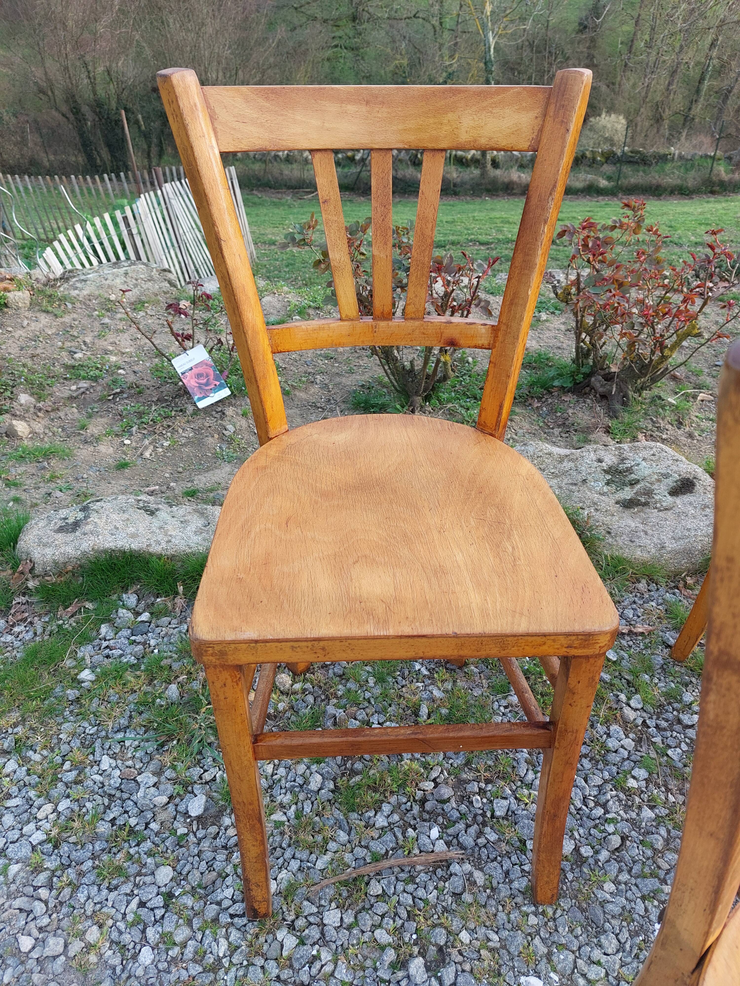 5 bistro chairs, brand Luterma France