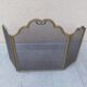 Fire shield brass chimney screen