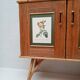 Buffet bambou refendu et rotin années 50/60