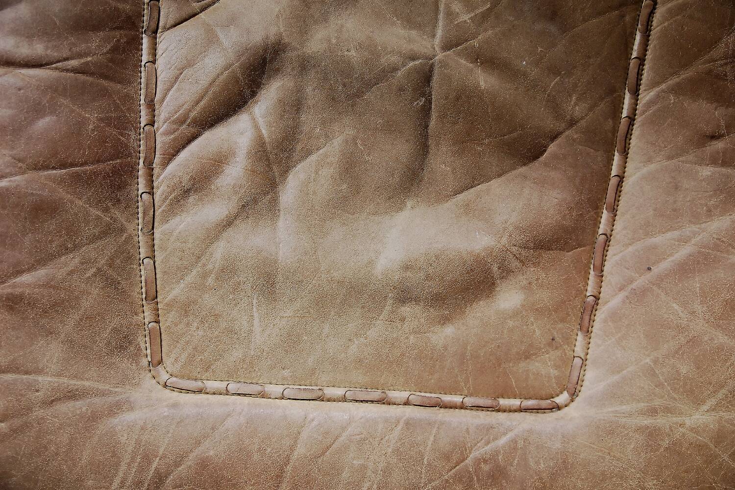 Vintage Mid-Century German Modern Leather Swivel Chairs by Carl Straub