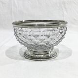 Henri Soufflot - Crystal and Silver Salad Bowl
