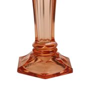 Pink Rosaline Art Deco Vase VSL Luxval Americain 23cm