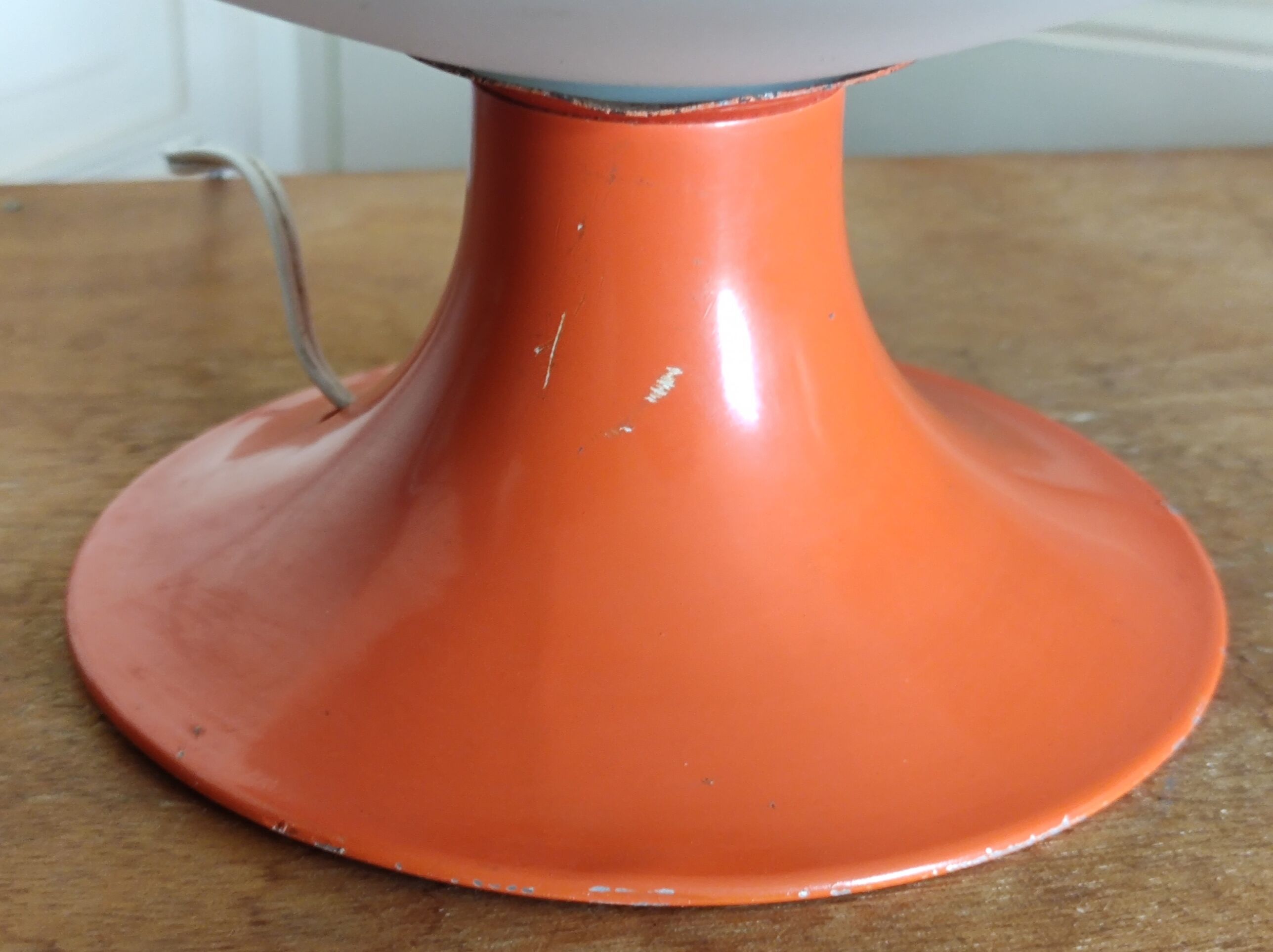 Vintage orange lighting year 1970