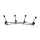 Metal and wood coat racks