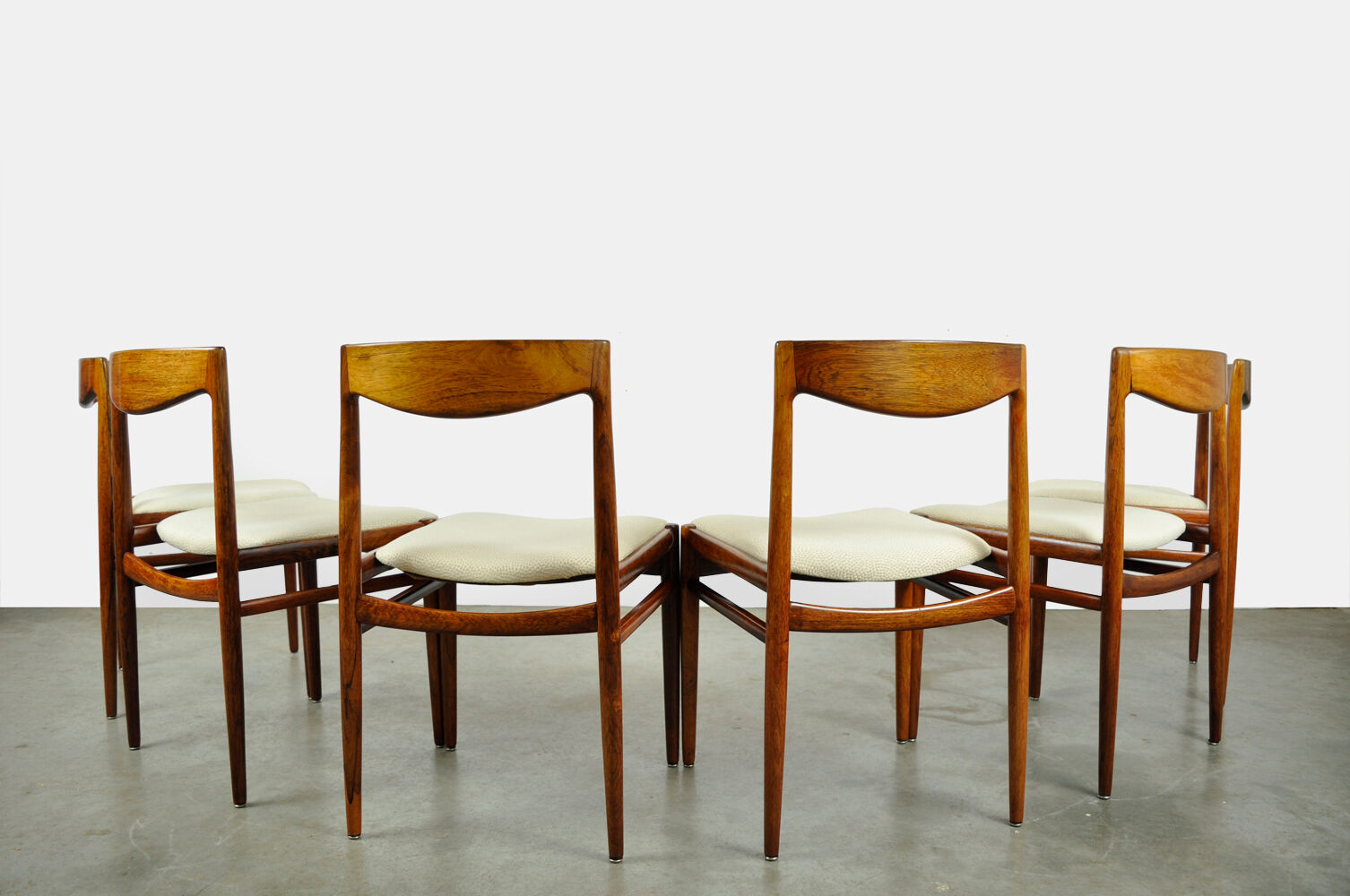Set of 6 vintage diningchairs by Lübke (Interlübke), Germany 1960s