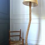 Rope floor lamp