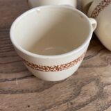 Lot de 4 tasses à café en grès