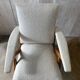 Fauteuil vintage bouclettes
