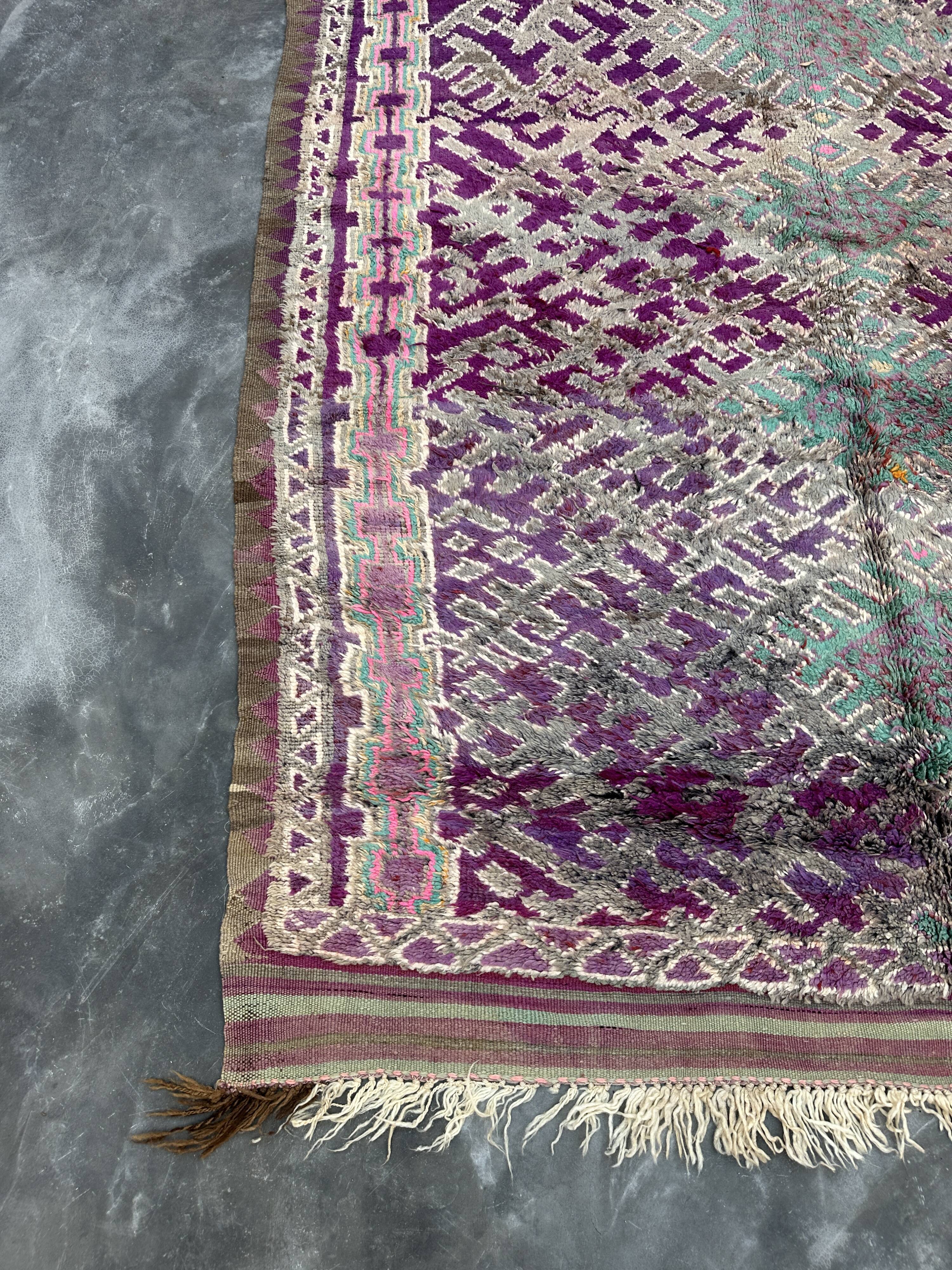 Moroccan carpet - 204 x 460 cm