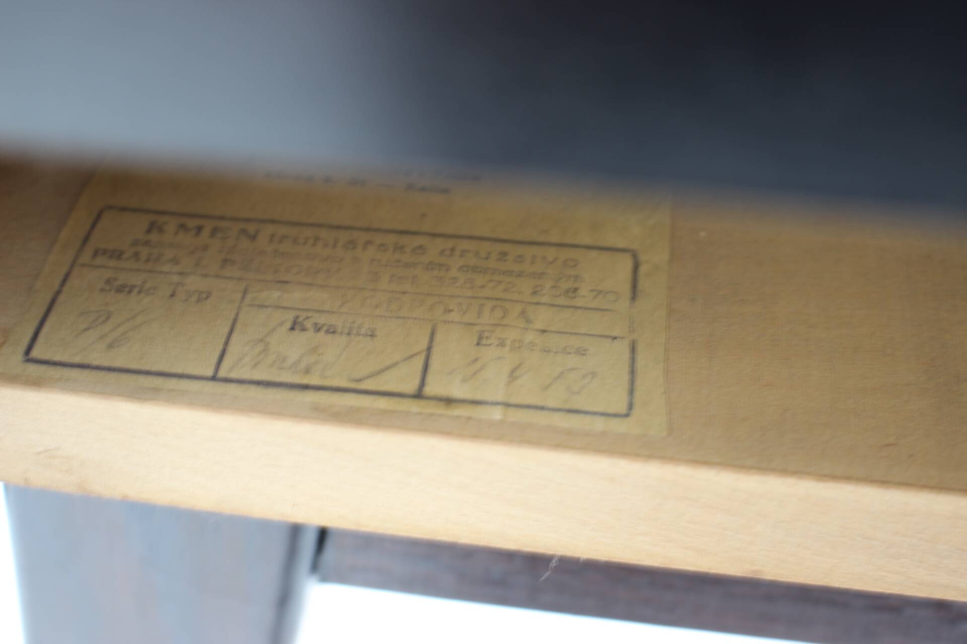 1950s Rare Wooden Bar Cabinet ,Czechoslovakia