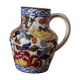 Gien earthenware peony pitcher