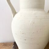 White terracotta jar