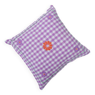 Kahlo Purple Cushion