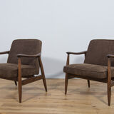 GFM-87 Armchairs by Juliusz Kedziorek for Gościcińskie Furniture, 1960s, Set of 2