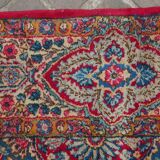 Handmade persian carpet kirman 373 x 178