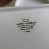 3 plats de service Jammet-Seignolles en porcelaine de Limoges. Parabole, décor Turku