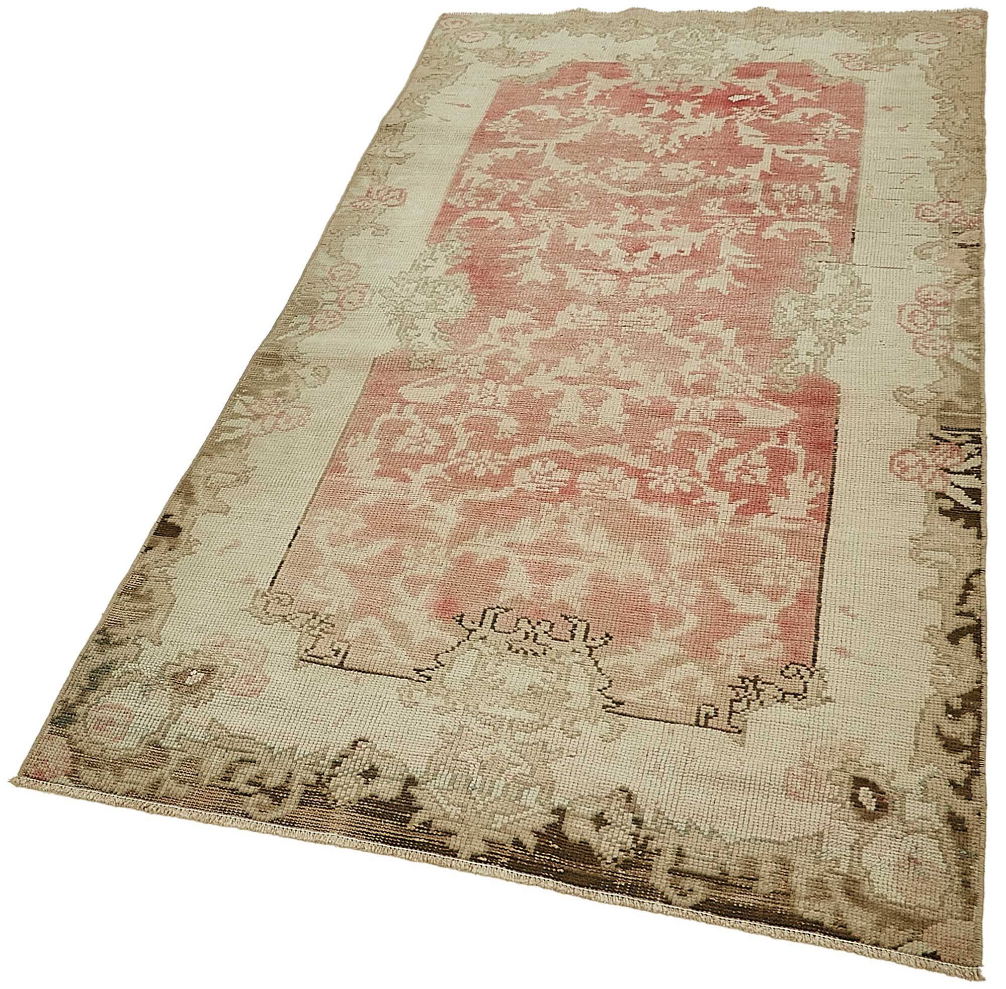 Turkish Vintage Anatolian Rug 106 cm x 212 cm