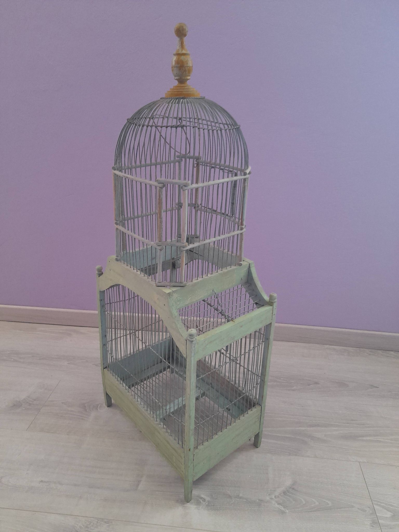 Cage à oiseaux ancienne