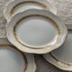 4 Nardon Lafarge porcelain dessert plates