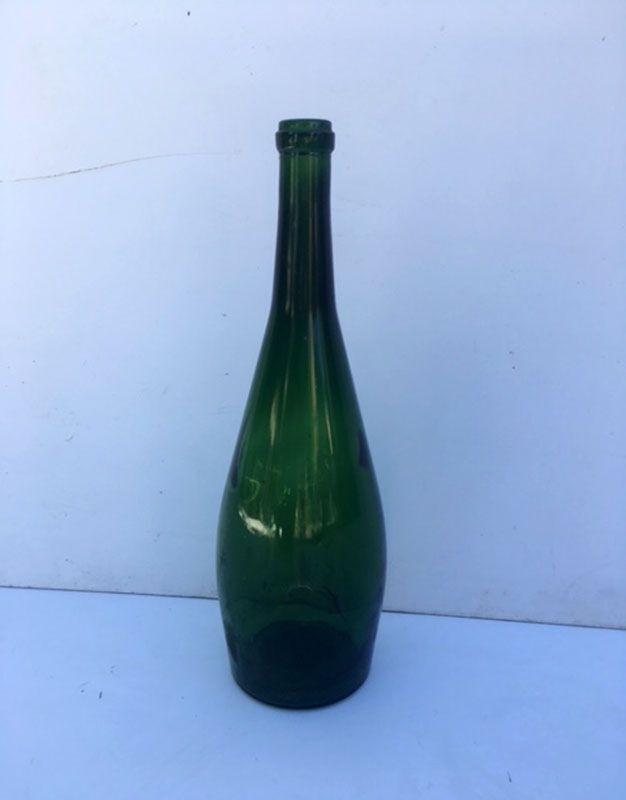 Bottle in glass