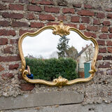 Miroir doré 76x63