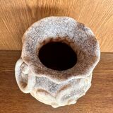 Terracotta amphora vase