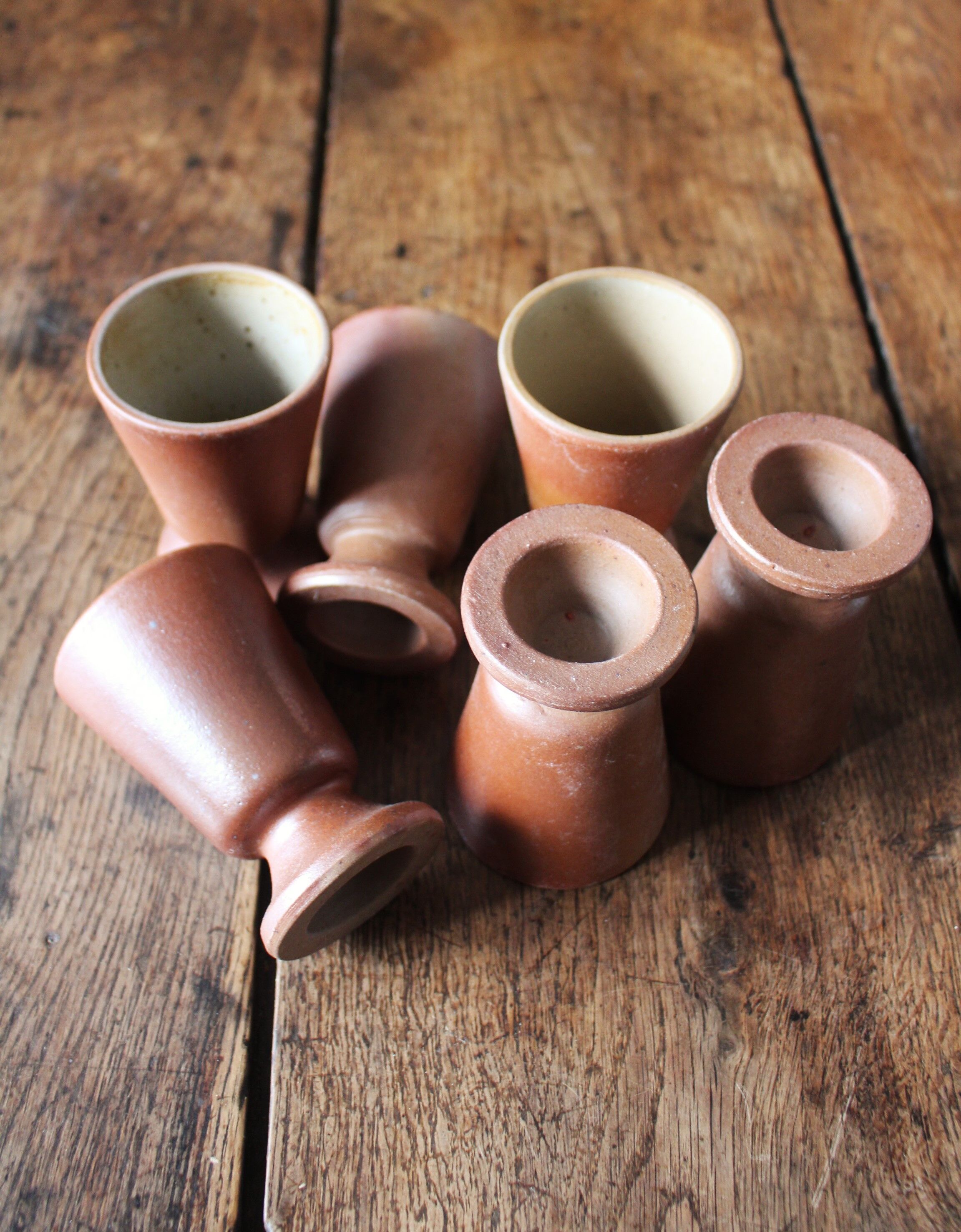 Lot 6 mazagrans vintage sandstone