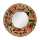 Vintage English style round mirror