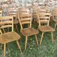 66 Scandinavian chairs or vintage wooden bistro
