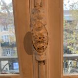 Window with interior shutters