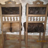 Paire de chaises Henri II