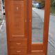 Parisian golden oak cabinet 1950