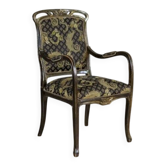 Fauteuil en chêne Art Nouveau du 20e siècle