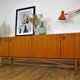 Scandinavian vintage teak row