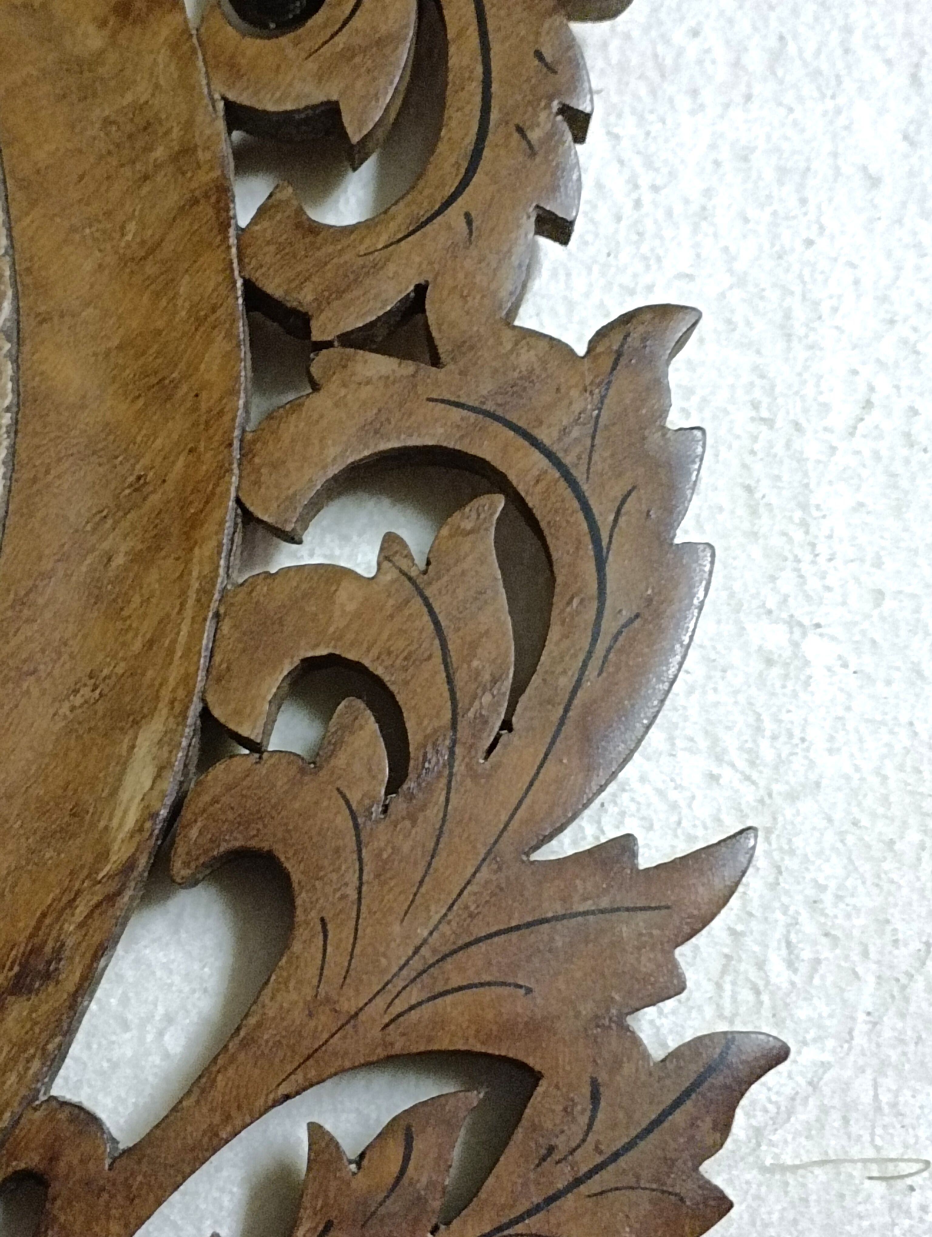Openwork wood shelf articulated marquetry of Sorrento XIX century