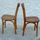 Pair of vintage bistro chairs 1940