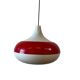 Vintage glass pendant/light, futuristic style, UFO-shaped.
