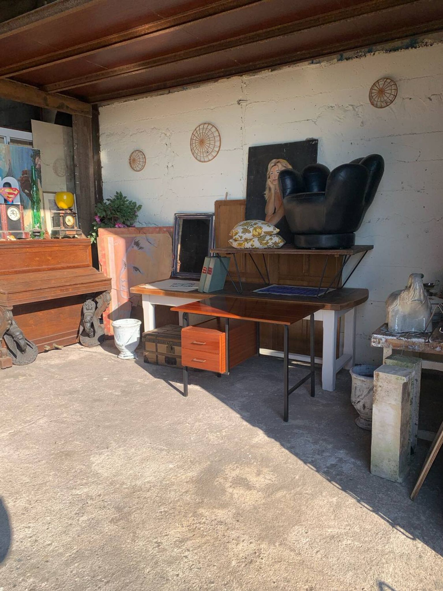 Bureau vintage moderniste années 70