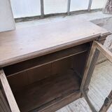 Enfilade display cabinet, solid oak, 1920.