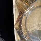 Cendrier vintage verre fumé Luminarc étoile