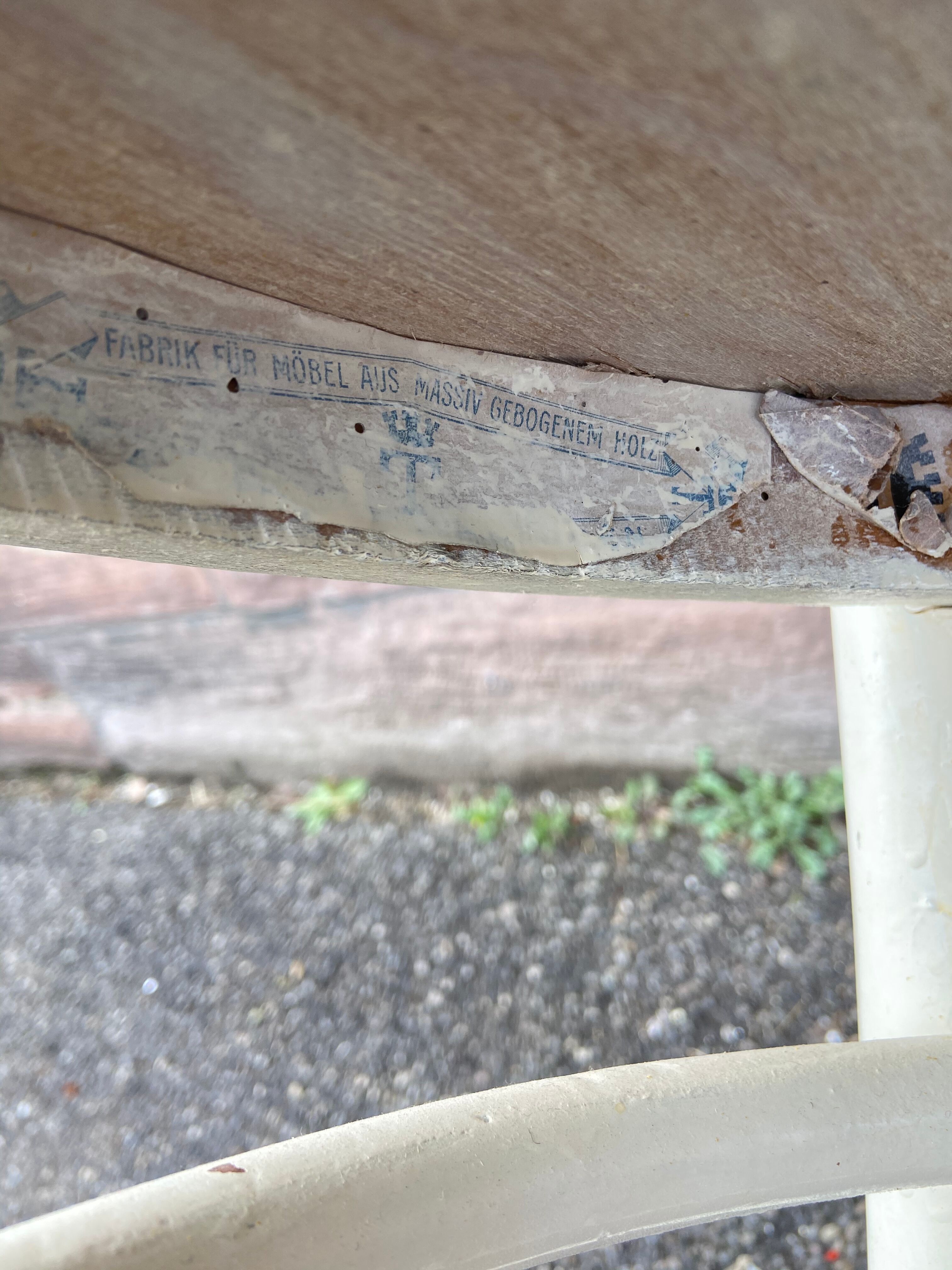 Viennese wooden chair Courbé Turke, 1900er