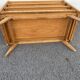 Commode bois et rotin