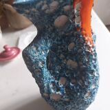 Old fatlava vase, Vallauris style