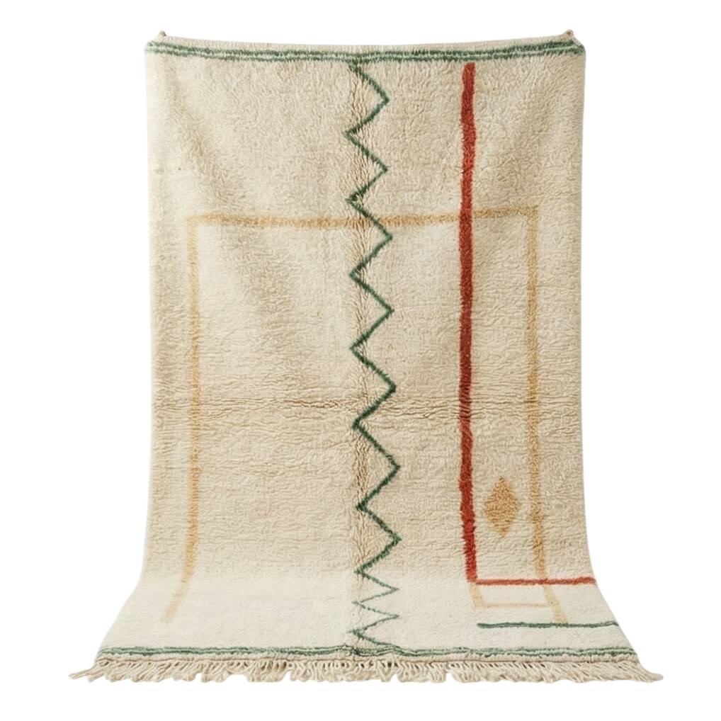 Tapis marocain en laine moderne