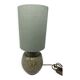 Ceramic lamp and linen shade