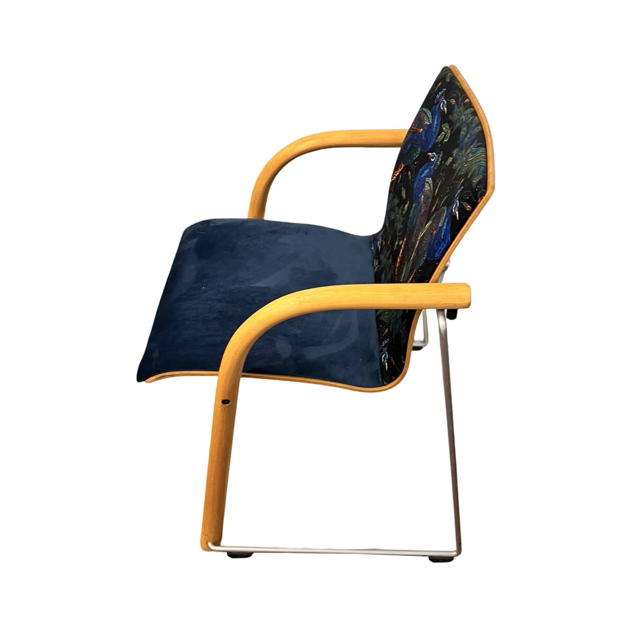 Upholstered chair, type S320, designed by W. Schneider, U. Böhme, Thonet, Germany, 1984