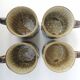 Set of 4 vintage ceramic mugs