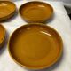Set of 4 glazed stoneware bowls or plates