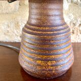 Vintage stoneware table lamp by Accolay, 70s