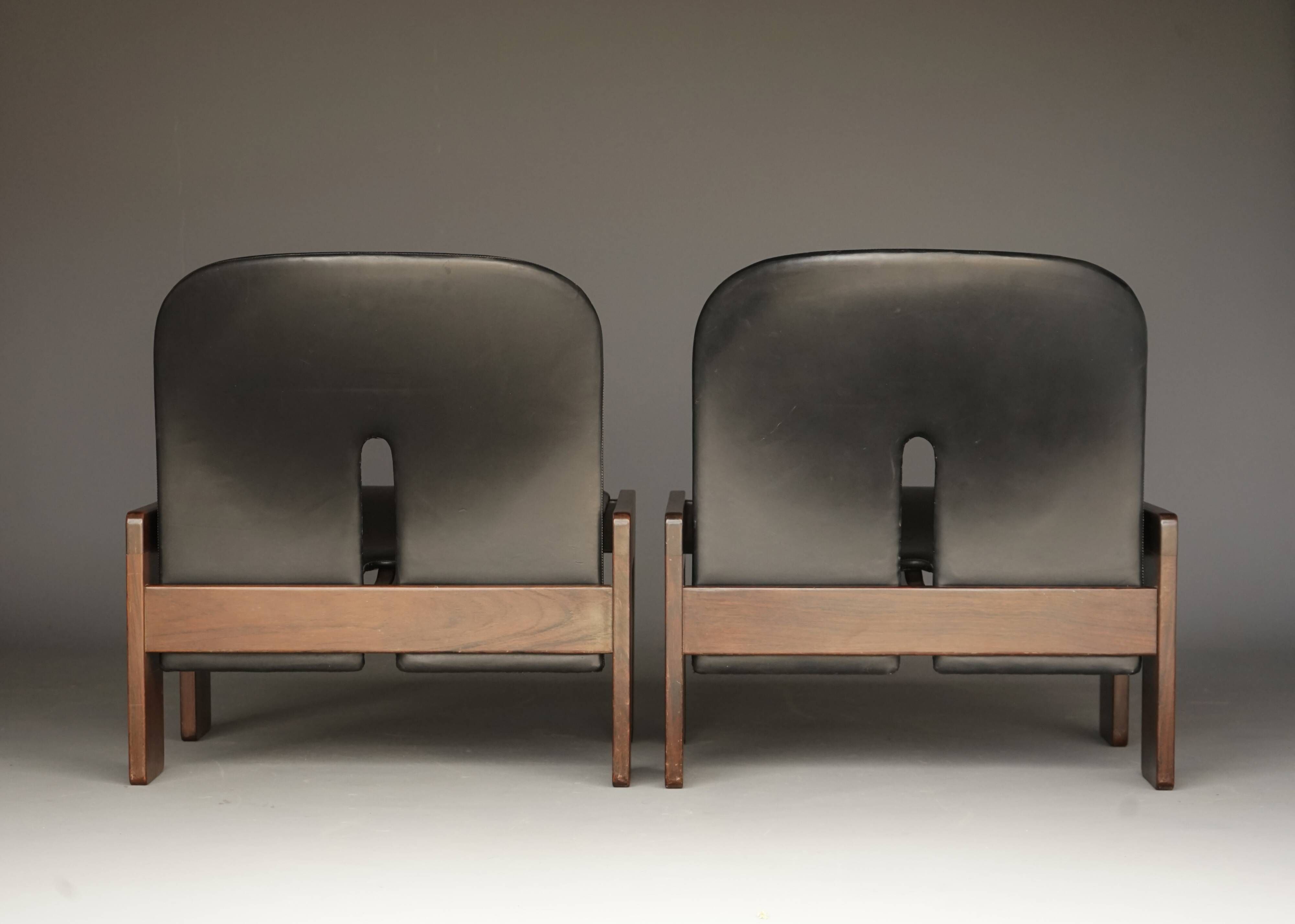 Ensemble de chaises Easy 925 par Afra et Tobia Scarpa pour Cassina, 1966